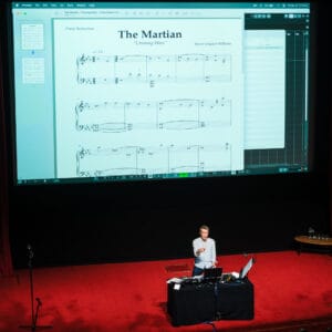 Harry Gregson-Williams photographed at the Masterclass: Harry Gregson-Williams as part of the London Soundtrack Festival on Friday 21 March 2025 at Barbican Cinema, London. . Picture by Julie Edwards.